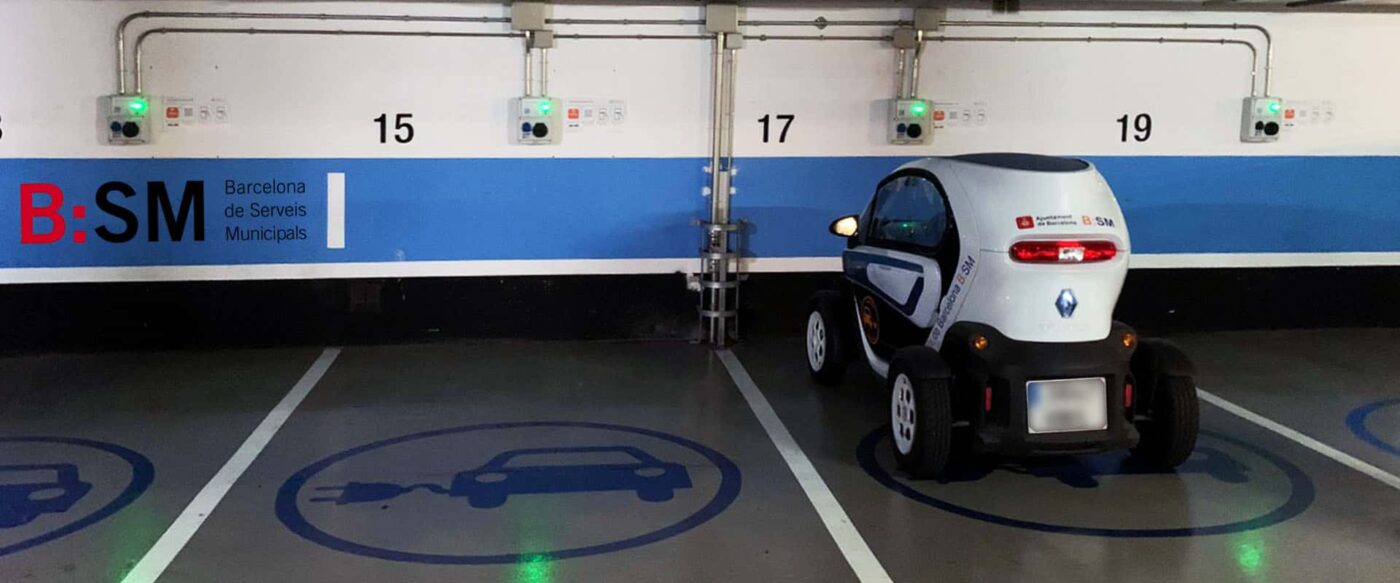 Punto de recarga parkings