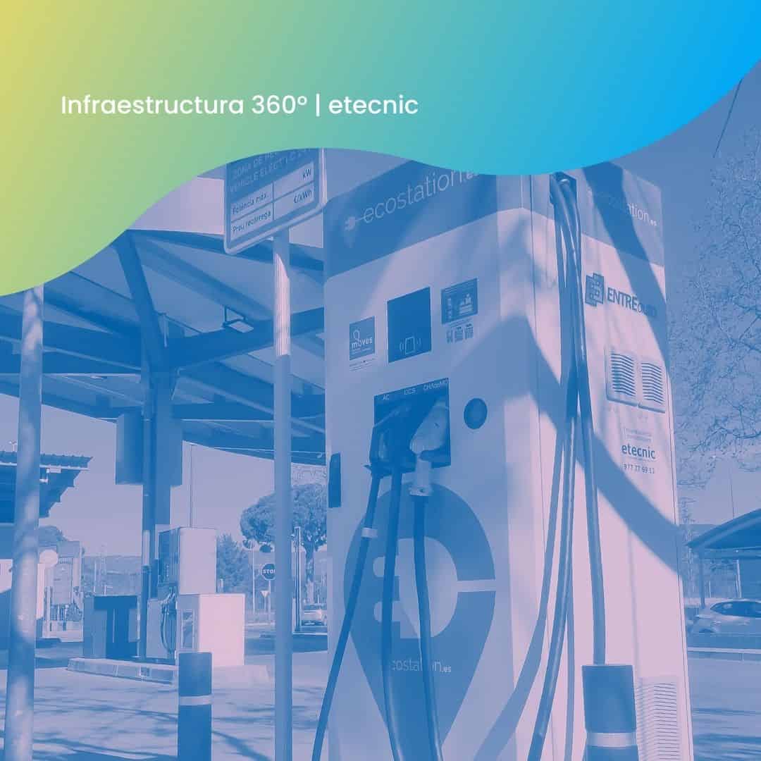 Entreauto Reus Ecostation etecnic punto de carga vehículo eléctrico