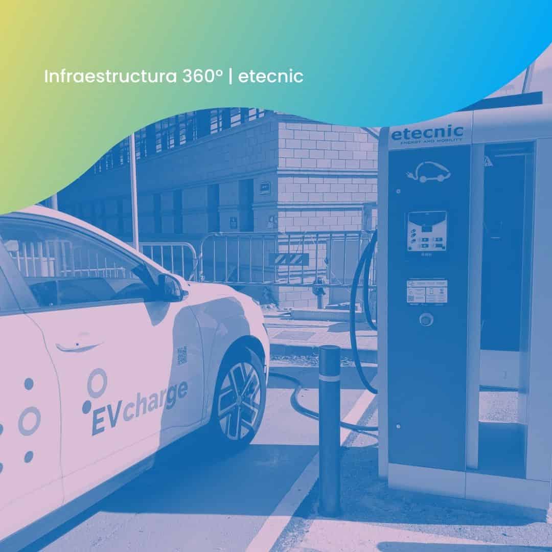 Asco punto de recarga vehiculo electrico Etecnic